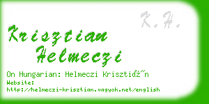 krisztian helmeczi business card